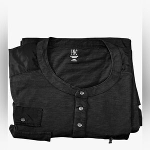 INC International Concepts Men's Dark Gray Button Down Shirt